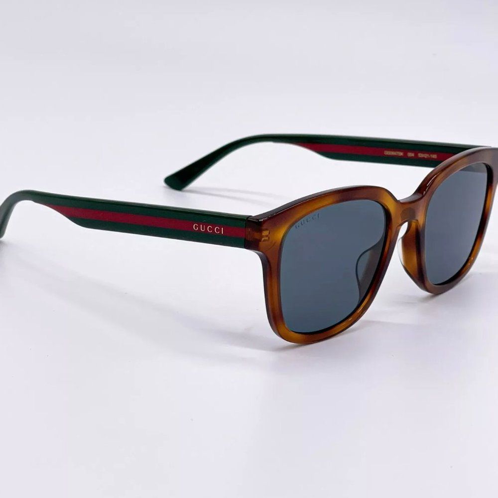 Sale! New Gucci Unisex 53mm Havana Grey Sunglasses! - Picture 8 of 8